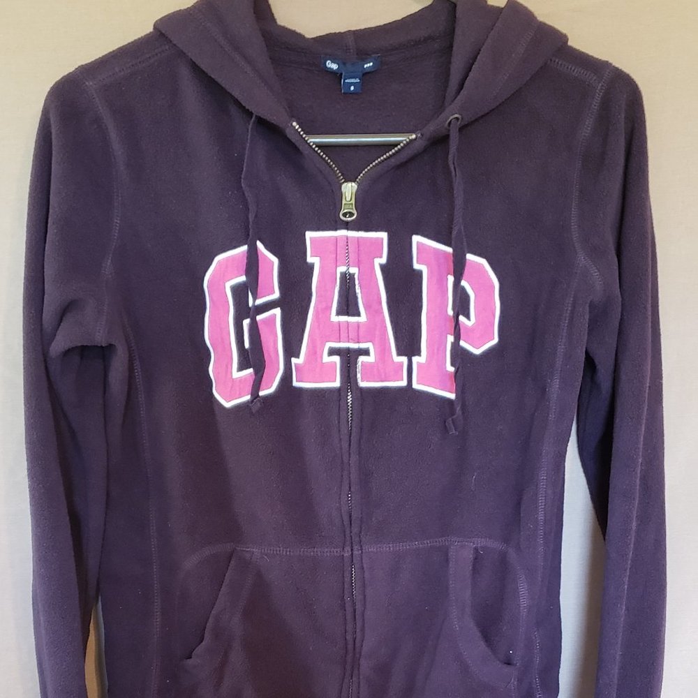Jacket, Purple soft velvet texture, Gap, Size Small
